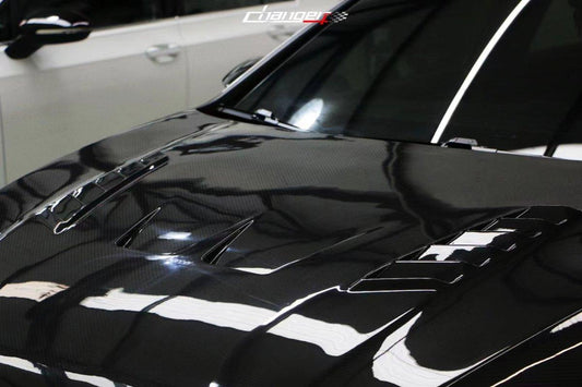 Volkswagen Golf R / GTI / Golf MK8 2022-ON with Aftermarket Parts - Hood Pre-preg Carbon Fiber from Karbel Carbon