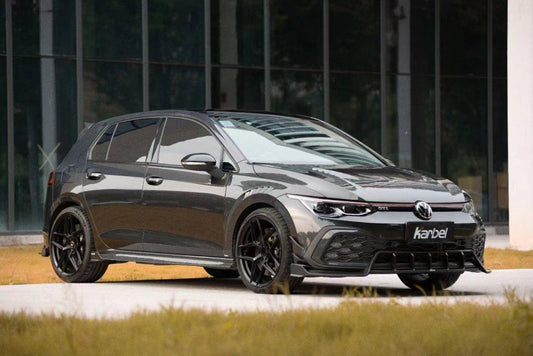 Volkswagen Golf R / GTI / Golf MK8 2022-ON with Aftermarket Parts - Hood Pre-preg Carbon Fiber from Karbel Carbon