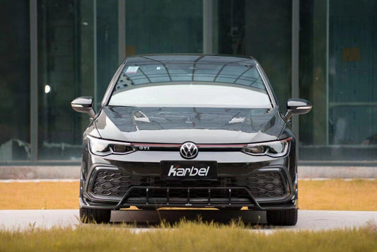 Volkswagen Golf R / GTI / Golf MK8 2022-ON with Aftermarket Parts - Hood Pre-preg Carbon Fiber from Karbel Carbon