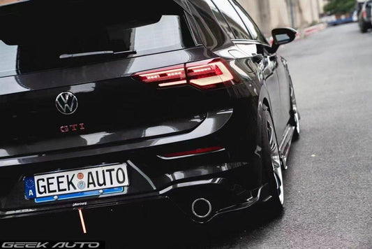 Volkswagen GTI MK8 2022-ON with Aftermarket Parts - Rear Diffuser Pre-preg Carbon Fiber from Karbel Carbon