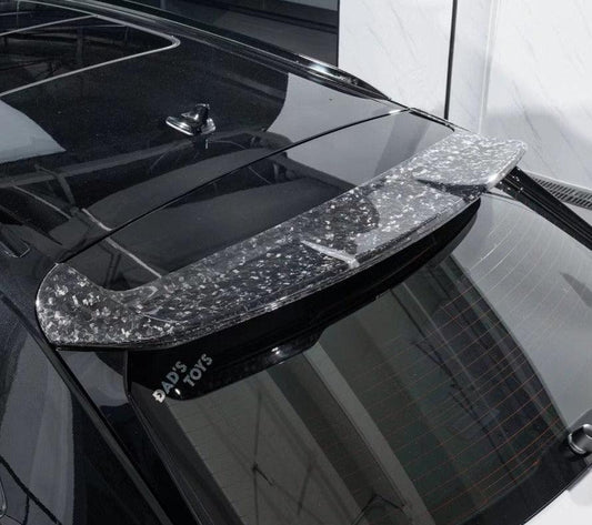 Audi SQ8 Q8 2019-ON with Aftermarket Parts - Rear Roof Spoiler Pre-preg Carbon Fiber from Karbel Carbon