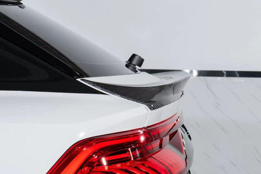 Audi SQ8 Q8 2019-ON with Aftermarket Parts - Rear Roof Spoiler Pre-preg Carbon Fiber from Karbel Carbon