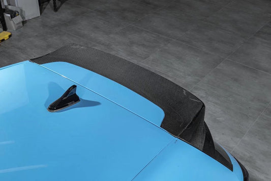 Volkswagen GTI MK8 2022-ON with Aftermarket Parts - Rear Roof Spoiler Pre-preg Carbon Fiber from Karbel Carbon