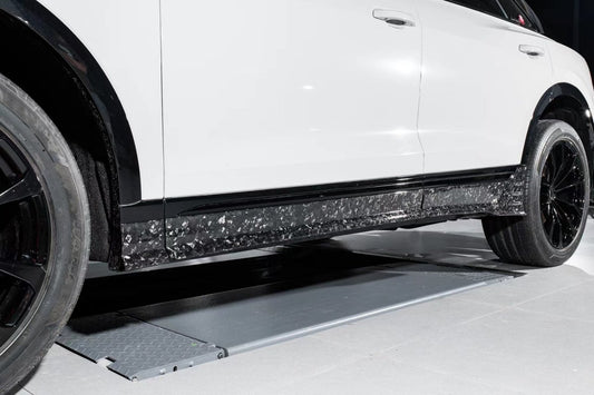 Audi SQ8 Q8 2019-ON with Aftermarket Parts - Side Skirts Pre-preg Carbon Fiber from Karbel Carbon