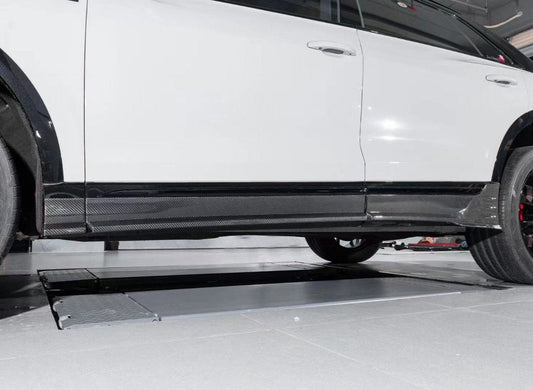 Audi SQ8 Q8 2019-ON with Aftermarket Parts - Side Skirts Pre-preg Carbon Fiber from Karbel Carbon