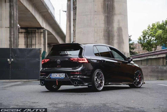 Volkswagen GTI MK8 2022-ON with Aftermarket Parts - Side Skirts Pre-preg Carbon Fiber from Karbel Carbon