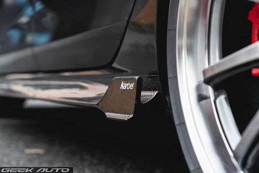 Volkswagen GTI MK8 2022-ON with Aftermarket Parts - Side Skirts Pre-preg Carbon Fiber from Karbel Carbon