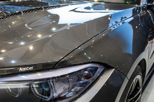 BMW M2 / M2C F87 2016 2017 2018 2019 2020 2021 with Aftermarket Parts - Front Fenders Pre-preg Carbon Fiber from Karbel Carbon