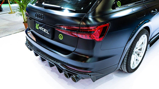 Audi A6 Allroad C8 2020-ON with Aftermarket Parts - V1 Rear Diffuser Pre-preg Carbon Fiber from Karbel Carbon