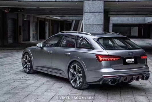 Audi A6 Allroad C8 2020-ON with Aftermarket Parts - V1 Rear Diffuser Pre-preg Carbon Fiber from Karbel Carbon