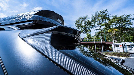 Audi A6 Allroad C8 2020-ON with Aftermarket Parts - V1 Style Rear Roof Spoiler Pre-preg Carbon Fiber from Karbel Carbon