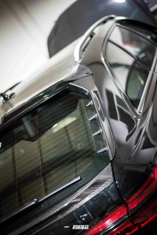 Audi A6 Allroad C8 2020-ON with Aftermarket Parts - V2 Style Rear Roof Spoiler Pre-preg Carbon Fiber from Karbel Carbon