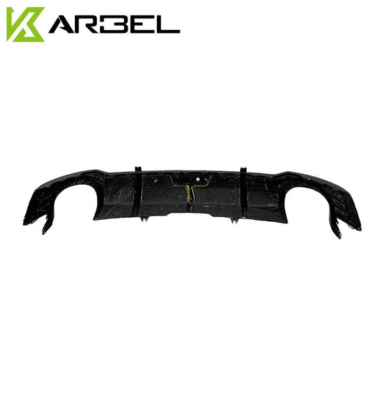 Audi RS5 B9 2018 2019 2020 with Aftermarket Parts - Rear Diffuser Pre-preg Carbon Fiber from Karbel Carbon