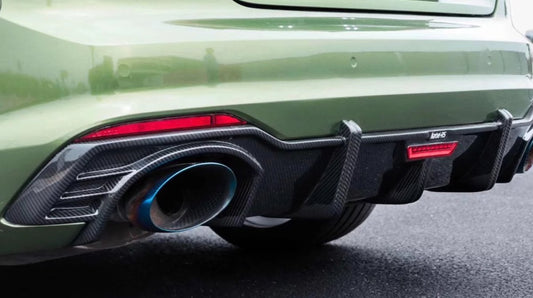 Audi RS5 B9 2018 2019 2020 with Aftermarket Parts - Rear Diffuser Pre-preg Carbon Fiber from Karbel Carbon