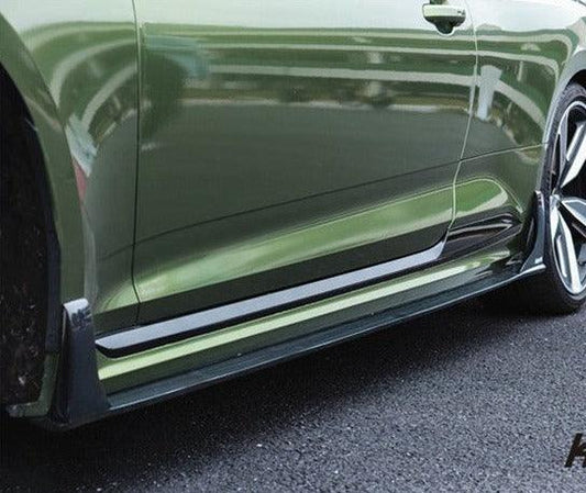 Audi RS5 B9 2017 2018 2019 with Aftermarket Parts - Side Skirts Pre-preg Carbon Fiber from Karbel Carbon