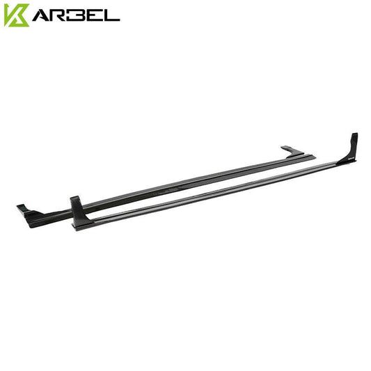Audi RS5 B9 2017 2018 2019 with Aftermarket Parts - Side Skirts Pre-preg Carbon Fiber from Karbel Carbon