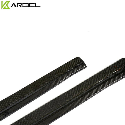 Audi RS5 B9 2017 2018 2019 with Aftermarket Parts - Side Skirts Pre-preg Carbon Fiber from Karbel Carbon