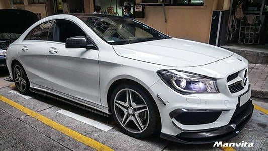 Manvita C117 2014-2019 CLA-250 CLA-45 AMG Carbon Fiber Side Skirts Ver.2 - Performance SpeedShop