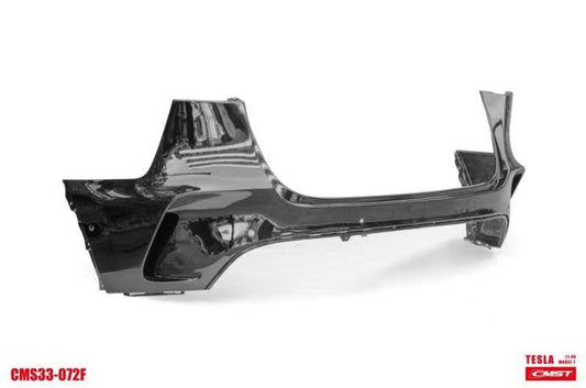 Upgrade Your Tesla Model Y Performance AWD Long Range RWD Standard 2020-ON with Aftermarket Parts - Rear Bumper Carbon Fiber / FRP from CMST Tuning
