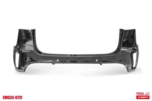Upgrade Your Tesla Model Y Performance AWD Long Range RWD Standard 2020-ON with Aftermarket Parts - Rear Bumper Carbon Fiber / FRP from CMST Tuning