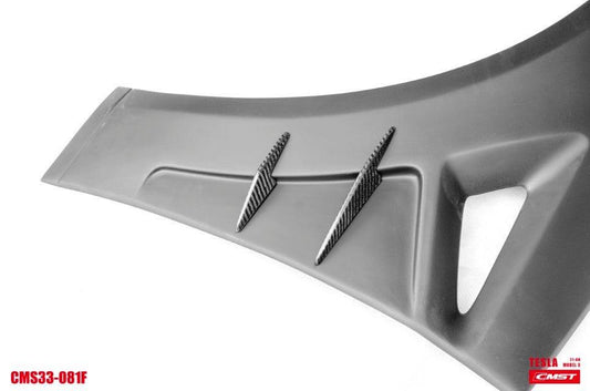 Tesla Model 3 Performance Long Range Standard Base 2017-2023 with Aftermarket Parts - Widebody Fenders & Wheel Arches Carbon Fiber / FRP from CMST Tuning
