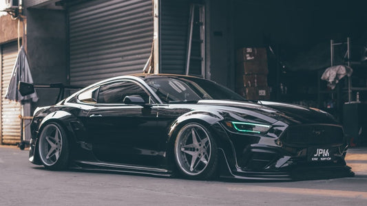 ROBOT CRAFTSMAN "Cavalier" Widebody Wheel Arches & Side Skirts For Mustang S550.1 2015-2017 Carbon Fiber - Performance SpeedShop