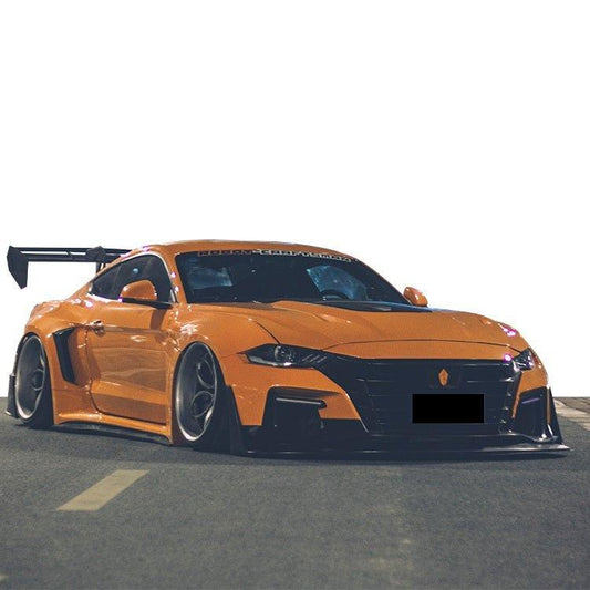 Ford Mustang Ecoboost V6 GT March1 Bullitt S550.1 S550.2 2015 2016 2017 2018 2019 2020 2021 2022 2023 with Aftermarket Parts - "DAWN & DUSK" Rear Wing & Spoiler Carbon Fiber / FRP from Robot Craftsman