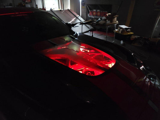 Ford Mustang Ecoboost V6 GT S550.1 2015-2017 & Mustang Ecoboost V6 GT March1 Bullitt S550.2 2018-2023 with Aftermarket Parts - "DAWN" Hood Bonnet Carbon Fiber / FRP from Robot Craftsman