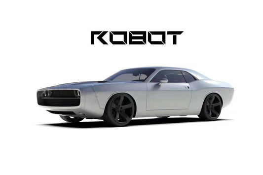 Challenger Demon Redeye Hellcat T/A Scat Pack 392 SRT R/T SXT SE 2008 2009 2010 2011 2012 2013 2014 2015 2016 2017 2018 2019 2020 2021 2022 2023 with Aftermarket Parts - "CHOPPER" Front Bumper Carbon Fiber / FRP from Robot Craftsman