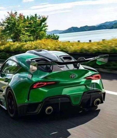 Toyota Supra MK5 A90 A91 3.0 2.0 2020 2021 2022 2023 2024 with Aftermarket Parts - Hyperion Widebody Rear Bumper & Diffuser Carbon Fiber / FRP from Robot Craftsman