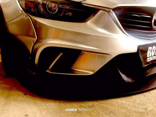 Mazda6 Sport Grand Touring Singature Carbon Edition 2014 2015 2016 2017 (suitable to be installed with ROBOT CRAFTASTMAN widebody kit) with Aftermarket Parts - Widebody Ducktail Rear Spoiler Carbon Fiber / FRP from Robot Craftsman