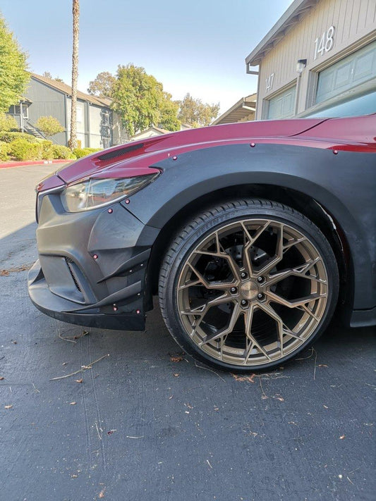 Mazda6 Sport Grand Touring Singature Carbon Edition 2014 2015 2016 2017 (suitable to be installed with ROBOT CRAFTASTMAN widebody kit) with Aftermarket Parts - Widebody Ducktail Rear Spoiler Carbon Fiber / FRP from Robot Craftsman