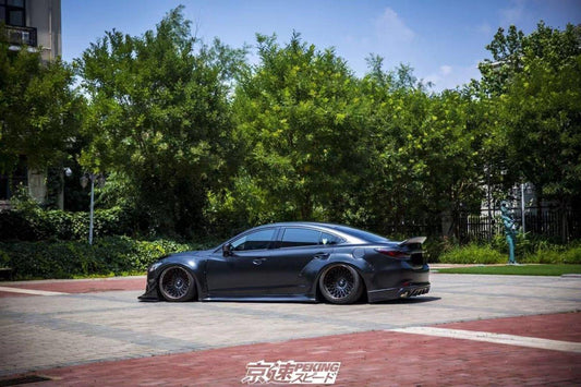 Mazda Mazda6 Sport Grand Touring Singature Carbon Edition 2014 2015 2016 2017 2018 2019 2020 2021 2022 with Aftermarket Parts - Ducktail Rear Spoiler Carbon Fiber / FRP from Robot Craftsman