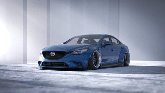 Mazda6 Sport Grand Touring Singature Carbon Edition 2014 2015 2016 2017 with Aftermarket Parts - Hood Bonnet Carbon Fiber / FRP from Robot Craftsman