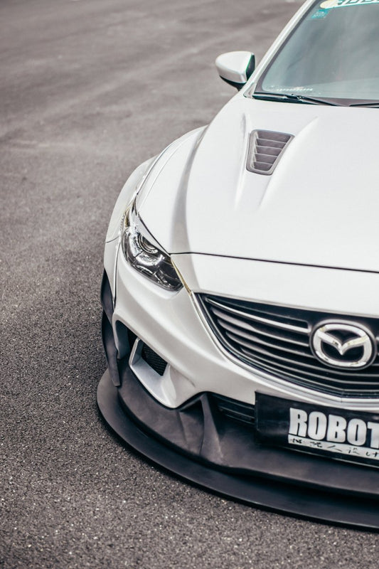 Mazda6 Sport Grand Touring Singature Carbon Edition 2014 2015 2016 2017 with Aftermarket Parts - Hood Bonnet Carbon Fiber / FRP from Robot Craftsman