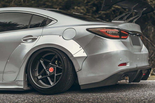 Mazda6 Sport Grand Touring Singature Carbon Edition 2014 2015 2016 2017 with Aftermarket Parts - Rear Diffuser Carbon Fiber / FRP from Robot Craftsman
