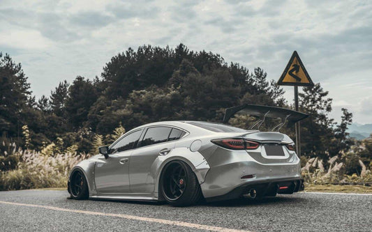 Mazda6 Sport Grand Touring Singature Carbon Edition 2014 2015 2016 2017 with Aftermarket Parts - Rear Diffuser Carbon Fiber / FRP from Robot Craftsman