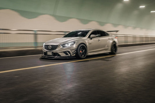 Mazda Mazda6 Sport Grand Touring Singature Carbon Edition 2014 2015 2016 2017 2018 2019 2020 2021 2022 with Aftermarket Parts - Rear Spoiler Wing Carbon Fiber / FRP from Robot Craftsman