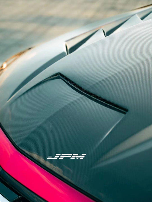 Cadillac CT5 CT5-V Blackwing Sport Premium Luxury Base 2020 2021 2022 2023 2024 with Aftermarket Parts - "PRISM" Hood Bonnet Carbon Fiber / FRP from Robot Craftsman