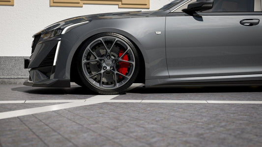 Cadillac CT5 CT5-V Sport Premium Luxury Base 2020 2021 2022 2023 2024 with Aftermarket Parts - PRISM Side Skirts Carbon Fiber / FRP from Robot Craftsman