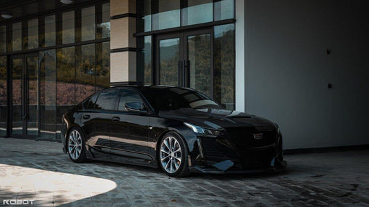 Cadillac CT5 CT5-V Sport Premium Luxury Base 2020 2021 2022 2023 2024 with Aftermarket Parts - PRISM Side Skirts Carbon Fiber / FRP from Robot Craftsman