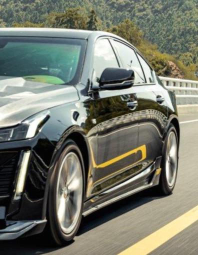 Cadillac CT5 CT5-V Sport Premium Luxury Base 2020 2021 2022 2023 2024 with Aftermarket Parts - PRISM Side Skirts Carbon Fiber / FRP from Robot Craftsman