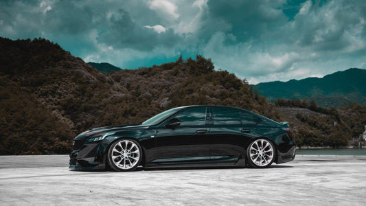 Cadillac CT5 CT5-V Sport Premium Luxury Base 2020 2021 2022 2023 2024 with Aftermarket Parts - PRISM Side Skirts Carbon Fiber / FRP from Robot Craftsman