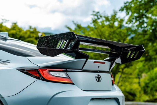 Subaru BRZ ZD8 2022 2023 2024 & Toyota GR86 ZN8 2022 2023 2024 with Aftermarket Parts - "SHINING" Extreme Rear GT Wing Carbon Fiber / FRP from Robot Craftsman