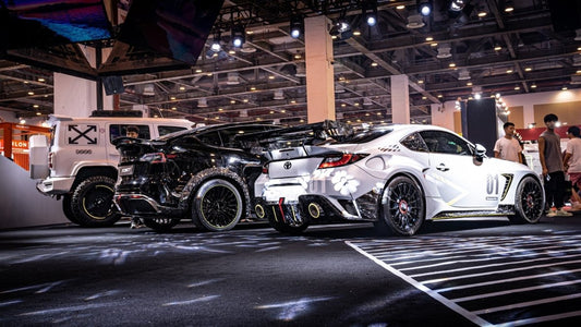Subaru BRZ ZD8 2022 2023 2024 & Toyota GR86 ZN8 2022 2023 2024 with Aftermarket Parts - "SHINING" Extreme Rear GT Wing Carbon Fiber / FRP from Robot Craftsman