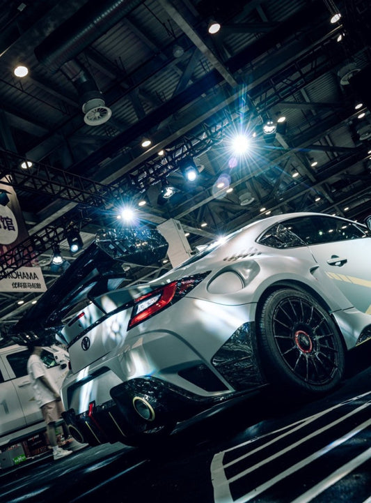 Subaru BRZ ZD8 2022 2023 2024 & Toyota GR86 ZN8 2022 2023 2024 with Aftermarket Parts - "SHINING" Extreme Rear GT Wing Carbon Fiber / FRP from Robot Craftsman