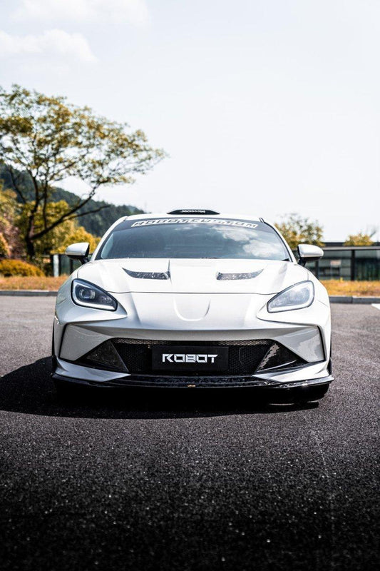 Toyota GR86 ZN8 2022 2023 2024 & Subaru BRZ ZD8 2022 2023 2024 with Aftermarket Parts - "SHINING" Hood Bonnet Carbon Fiber / FRP from Robot Craftsman