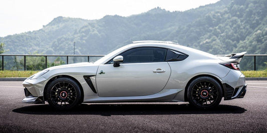 Subaru BRZ ZD8 2022 2023 2024 & Toyota GR86 ZN8 2022 2023 2024 with Aftermarket Parts - "SHINING" Rear GT Wing Carbon Fiber / FRP from Robot Craftsman