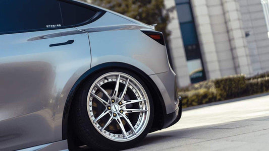 Tesla Model Y Performance AWD Long Range RWD Standard 2020 2021 2022 2023 2024 with Aftermarket Parts - "STARSHIP" Wheel Arches PP from Robot Craftsman