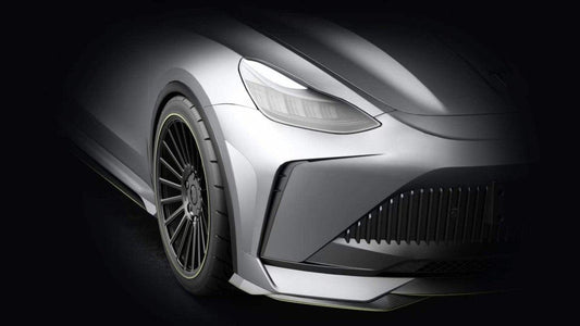 Tesla Model Y Performance AWD Long Range RWD Standard 2020 2021 2022 2023 2024 with Aftermarket Parts - "STARSHIP" Wheel Arches PP from Robot Craftsman